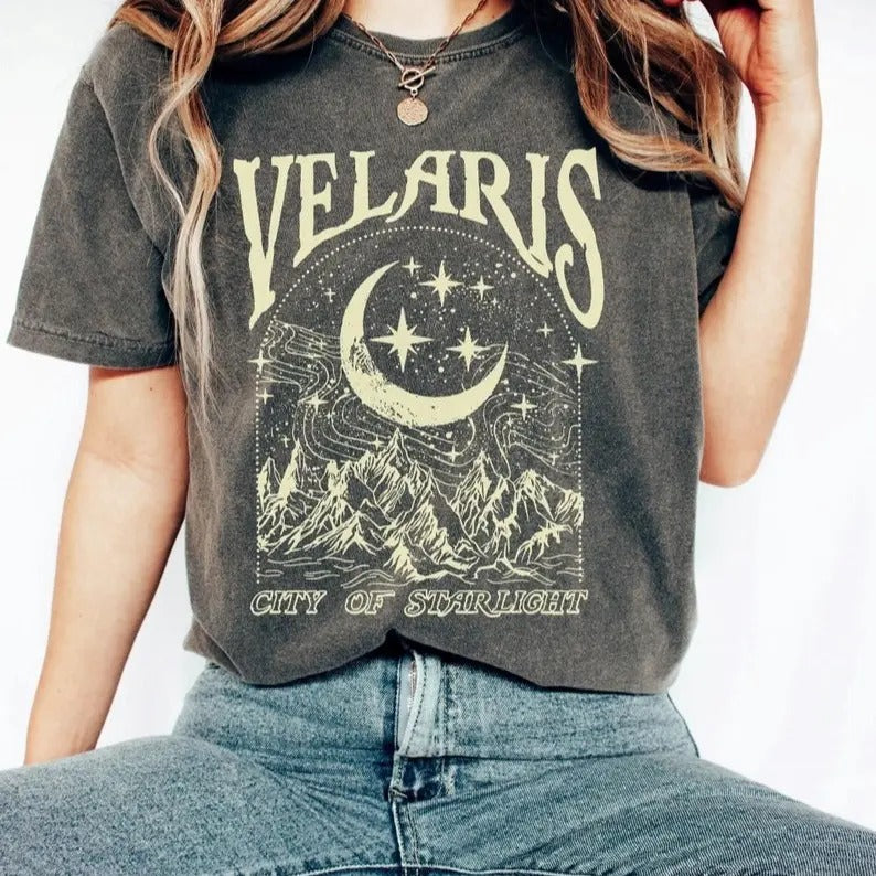 Velaris T-Shirt, City Of Starlight Shirt, Acotar Shirt, The Night Court, Bookish Gift, To the Stars Who Listen, SJM Merch...