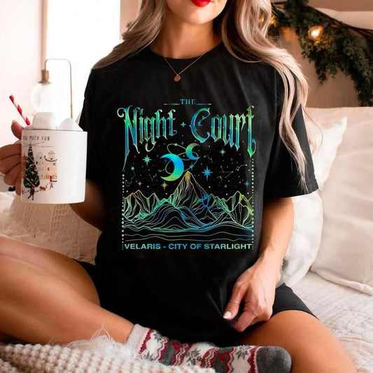 Velaris The Night Court Acotar Shirt, Court Of Dreams Sweatshirt, Bookish Shirt, ACOTAR Tee, Velaris City of Starlight...