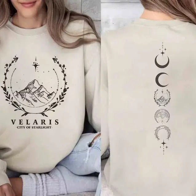Velaris sweatshirt, The Night Court, A court of Thorns and Roses, City of Starlight,  Iprintasty Hoodie,SJM Merch,ACOTAR...