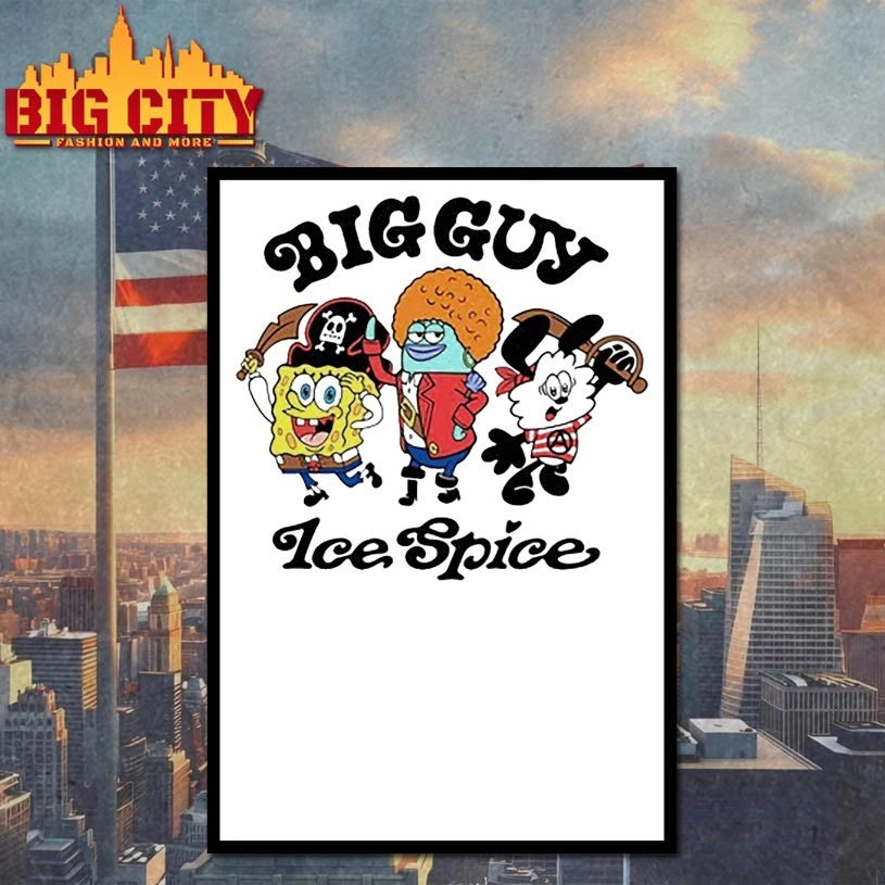 Verdy x Ice Spice Big Guy Character shirt