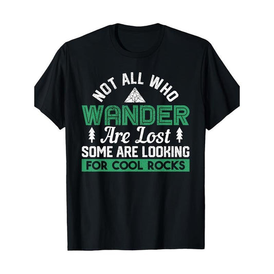 Versatile Geometric Print Men's T-Shirt - Soft Cotton, Crew Neck, Short Sleeve - Perfect for Casual Wear & Outdoor Adventures
