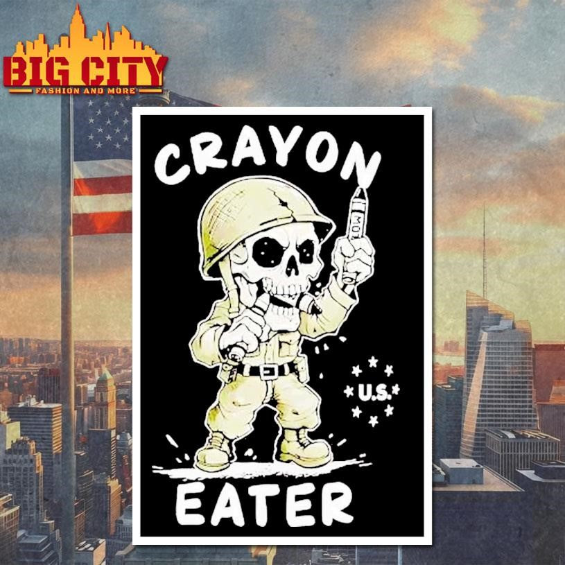 Veteran Skeleton Crayon Eater Shirt