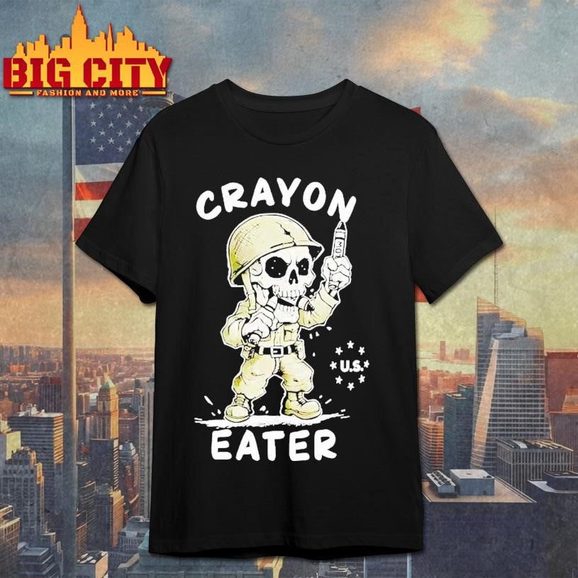 Veteran Skeleton Crayon Eater Shirt
