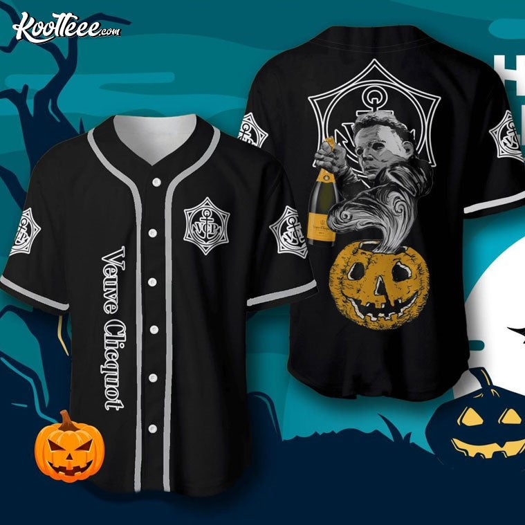 Veuve Clicquot Michael Myers Halloween Baseball Jersey