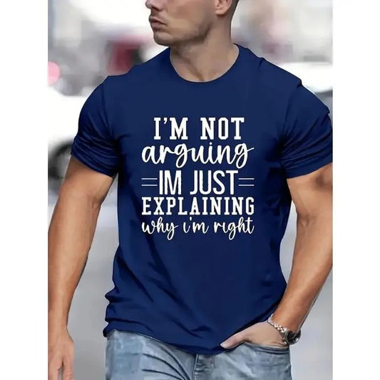 Vibrant Graphic Print Crew Neck Short Sleeve T-Shirt for Men - Casual Summer Outdoor Tees with Relaxed Fit and Soft Fabric