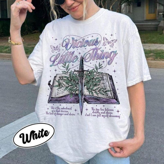 Vicious Little Thing Powerless T-Shirt, Powerless Bookish Shirt, Kai Azer Paedyn Gray Fan Shirt, Fantasy Bookish Gifts,...