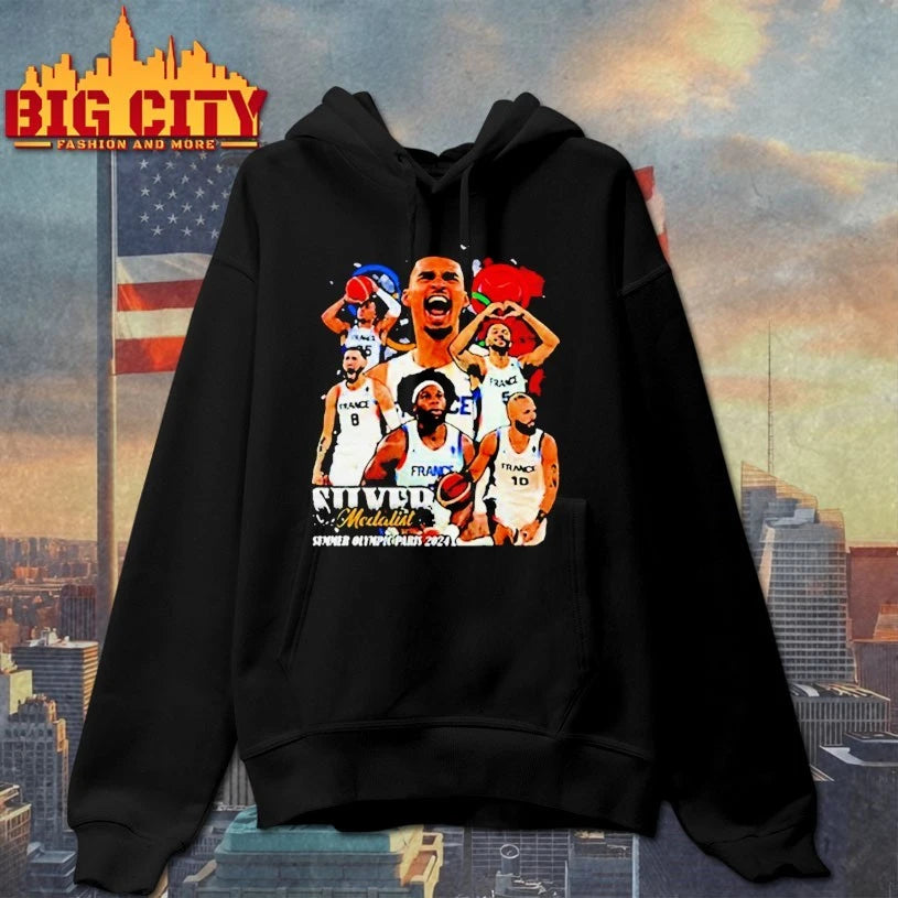 Victor Wembanyama San Antonio Spurs players Silver Medalist graphic shirt