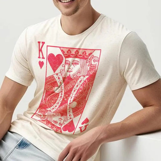 Victoria Maxwell, King of Hearts | Valentine Shirt | Gift for Him | Valentines Gift for Husband - Dad Gifts for Men |...