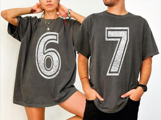 Victoria Maxwell, Vintage&Comfortable Shirt, 6 7 Funny Trendy Shirt: Comfort Colors Six Seven Shirt, Couple Meme Shirt,...