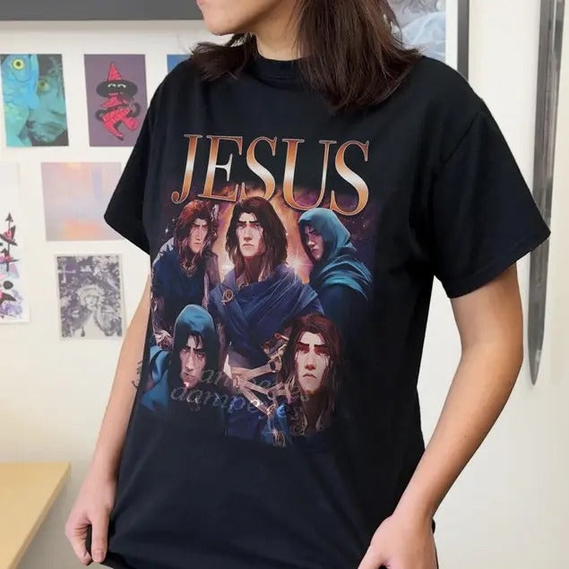 Viktor "Jesus" Unisex Graphic Vintage-style T-Shirt , Classic Retro Graphic Unisex Tee Gift For Men and Women Hoodie,...