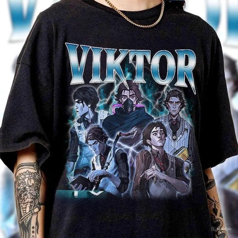 Viktor Arcane T-Shirt, Classic Retro Graphic Unisex Tee Gift For Men and Women Hoodie, Sweatshirt | WearSparks.com