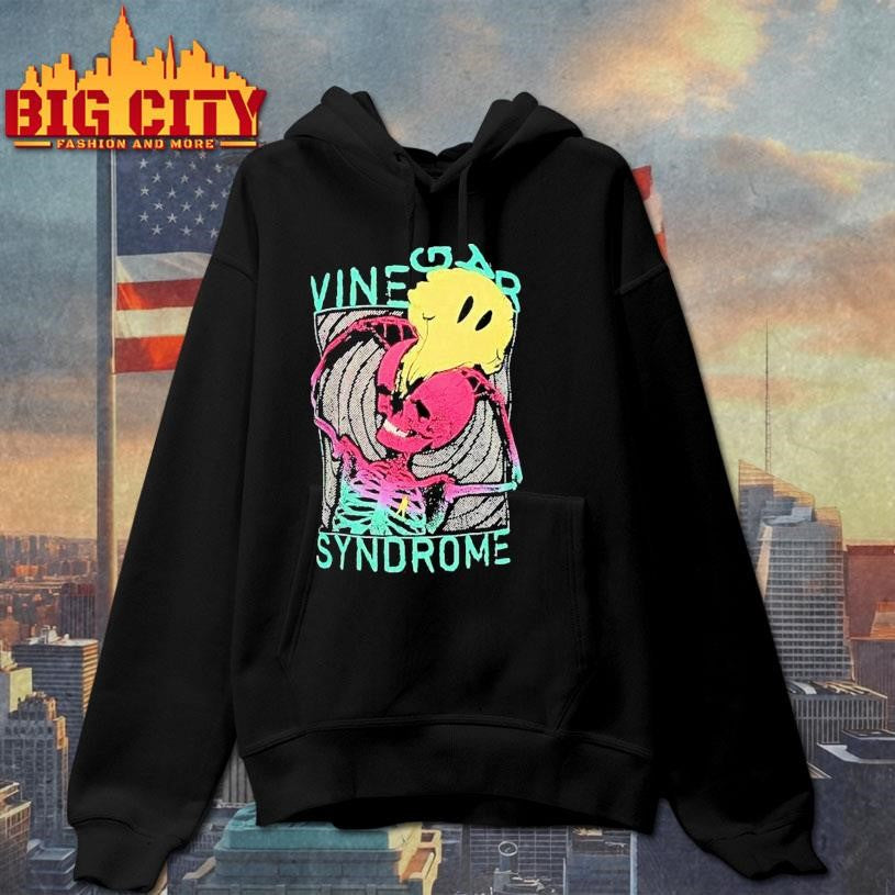 Vinegar Syndrome Helium Lobotomy Skeleton Smiley Shirt