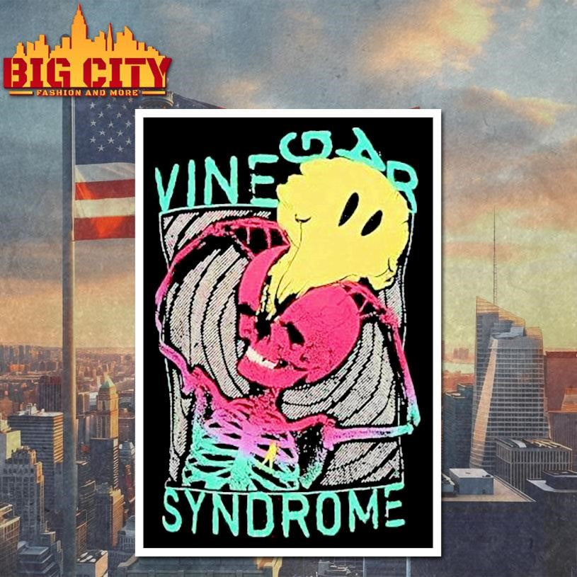 Vinegar Syndrome Helium Lobotomy Skeleton Smiley Shirt