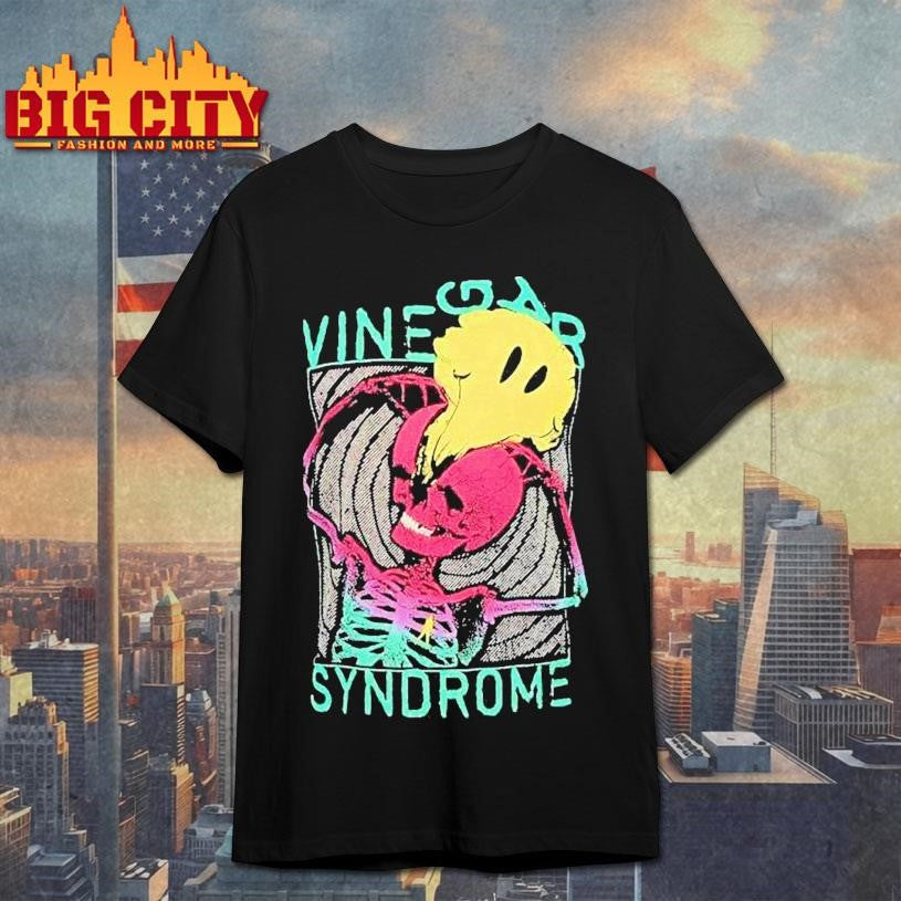 Vinegar Syndrome Helium Lobotomy Skeleton Smiley Shirt