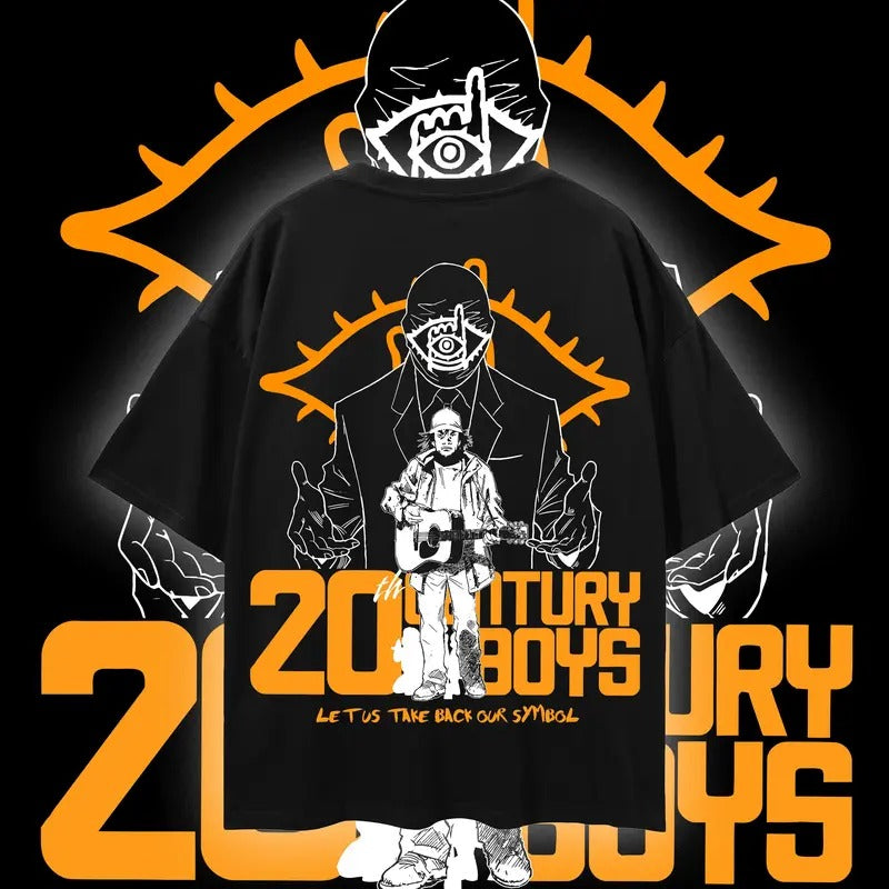 Vintage 20th Century Boys 2 Sides Graphic Tee, Tomodachi Anime Manga Special Graphic T-shirt Gift For Anime Fan Classic...