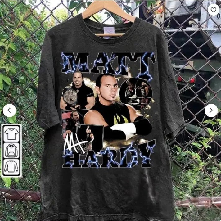 Vintage 90s Graphic Style Matt Hardy T-shirt - Matt Hardy T-shirt - American Professional Wrestler Tee For Man and Woman...