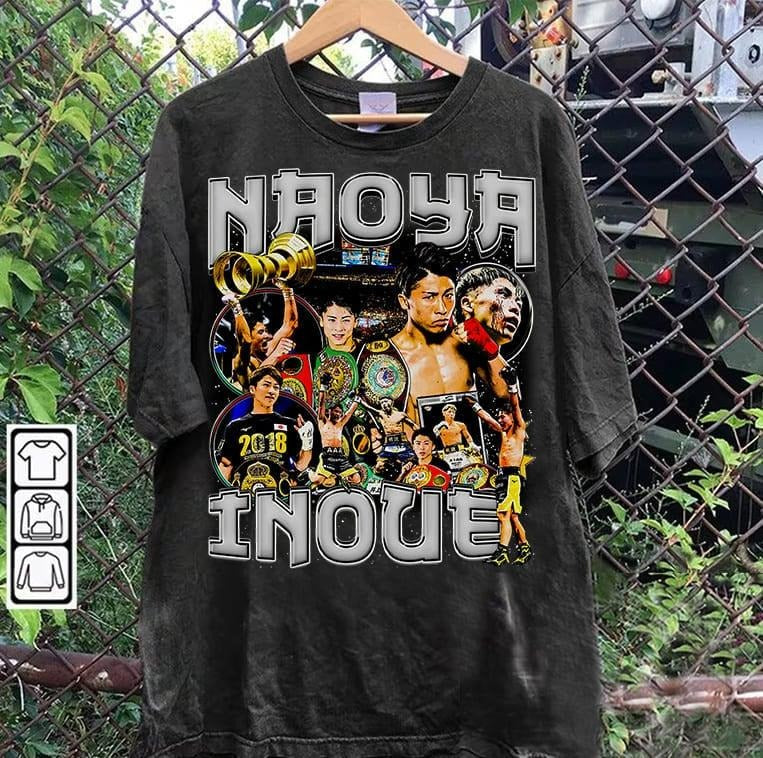 Vintage 90s Graphic Style Naoya Inoue T-shirt - Naoya Inoue T-shirt
