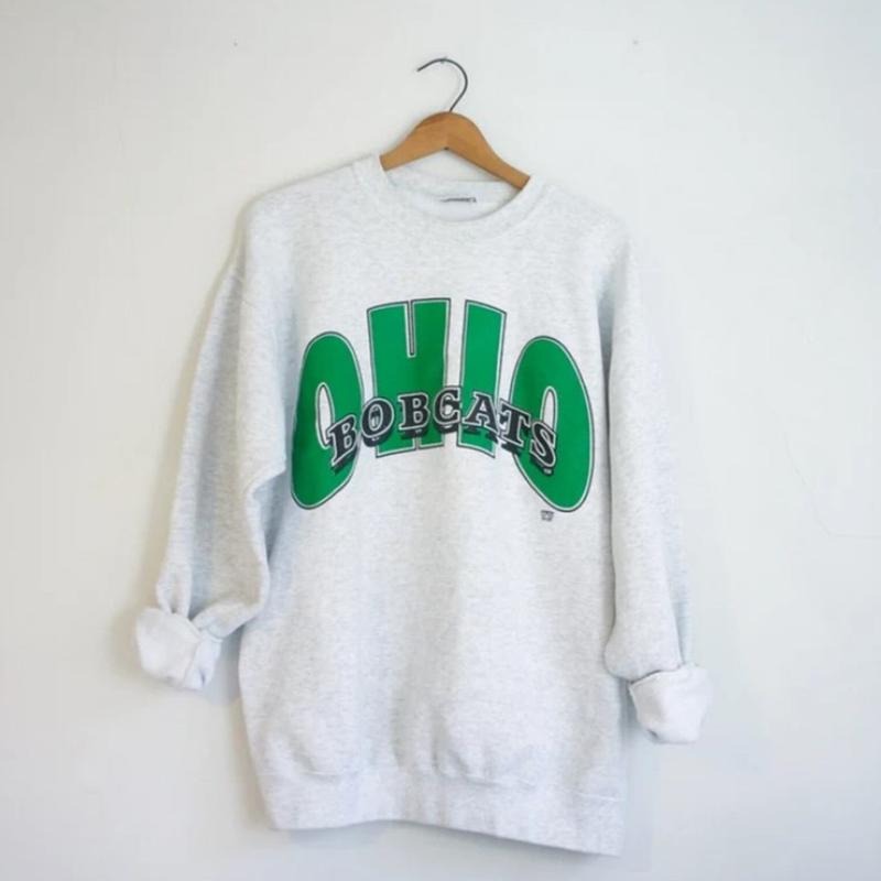 Vintage 90s Ohio University Bobcats sweatshirt, Ohio Bobcats Sweatshirt, Ohio University Sweater, Ohio Bobcats Fan...