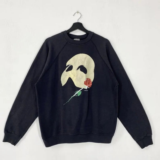 Vintage 90s Phantom Of The Opera Sweatshirt Phantom Of The Opera Crewneck Phantom Opera Sweater Pullover Phantom Opera...