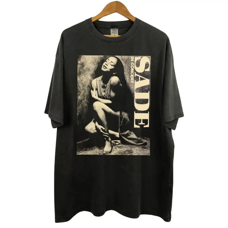 Vintage 90s Sade Graphic Tee - Sade in Concert Shirt - Sade Adu Shirt - Diamond Life - Love Deluxe