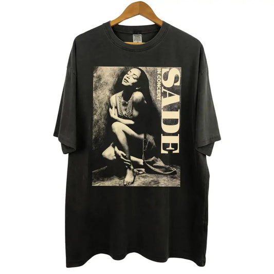 Vintage 90s Sade Graphic Tee - Sade in Concert Shirt - Sade Adu Shirt - Diamond Life - Love Deluxe