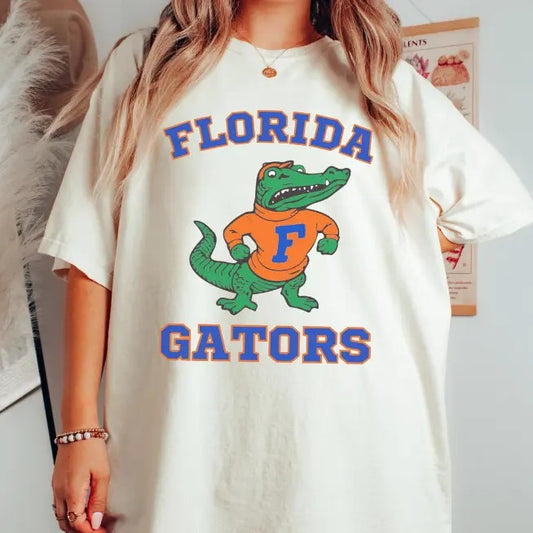 Vintage 90s University of Florida Tshirt, UF Gator Tshirt,  Gift For Men,  Merch Vintage,  Gator Shirt, Top Womenswear...