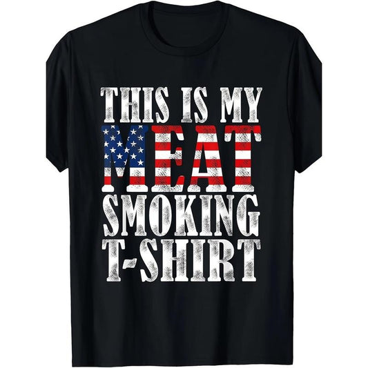 Vintage American Flag 'This Is My Meat' Men's T-Shirt