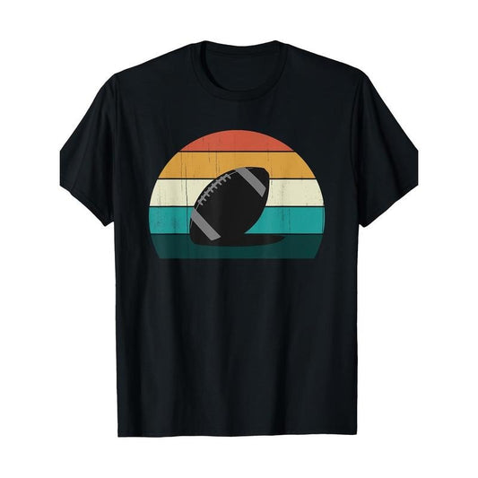 Vintage American Football Player Gift - 100% Cotton T-Shirt for Sports Fans, Breathable & Comfortable, Perfect for All...