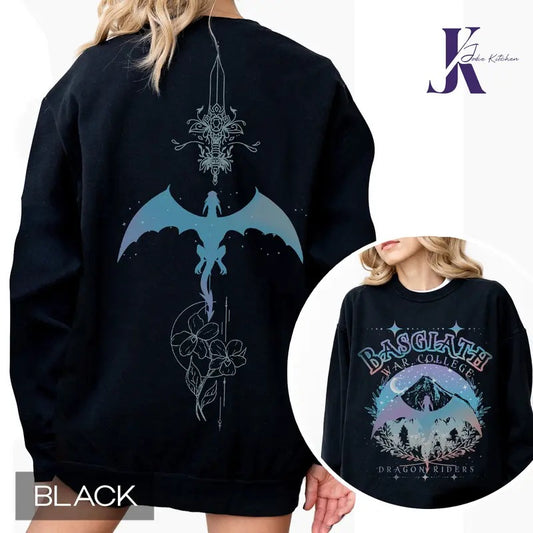 Vintage Basgiath War College 2 Sided Shirt, Fourth Wing Shirt, Dragon Rider, Violet Sorrengail Xaden Riorson Shirt,...