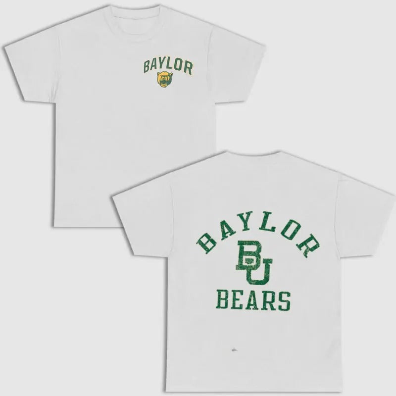 Vintage Baylor Bears Vintage College 2 Side T-shirt, NCAA Shirt, Vintage Football Shirt Top Classic Menswear Hoodie,...