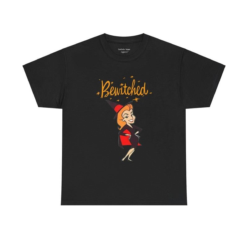 Vintage Bewitched Samantha Retro Tee, 70s Unisex Cotton Shirt, TV Show Inspired Tshirt Hoodie, Sweatshirt | WearSparks.com