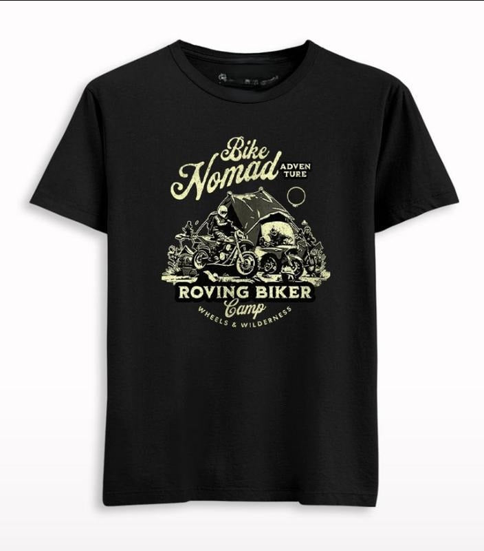 Vintage Bike Nomad T-shirt Unisex T-Shirt - Graphic Tee  Top - Women, Womenswear Hoodie, Sweatshirt | WearSparks.com