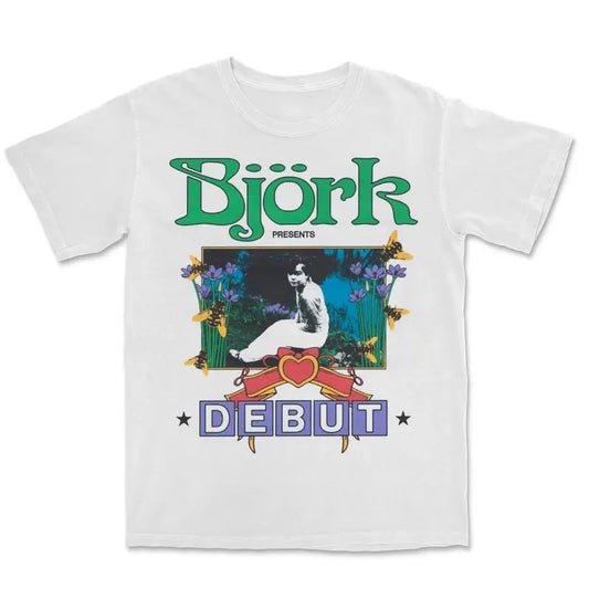 Vintage Bjork Debut Album Graphic Tee - Bjork Human Behavior Shirt - Music Shirt