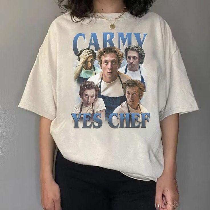 Vintage Bootleg Rap Yes Chef T-Shirt, The Bear Graphic Fan Gift Tee Hoodie, Sweatshirt | WearSparks.com