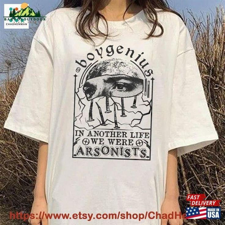 Vintage Boygenius Graphic Tee Band Tour 2023 T-Shirt Indie Rock Music Classic Hoodie, Sweatshirt | WearSparks.com