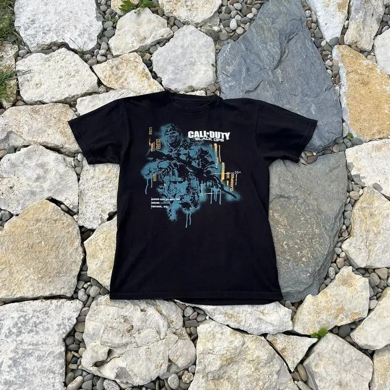 Vintage Call of Duty Black Ops 2010 tee Activision game COD Cotton Fit Hoodie, Sweatshirt | WearSparks.com