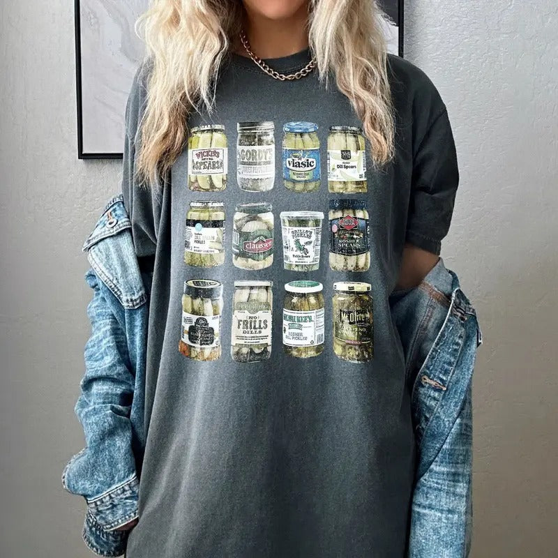 Vintage Canned Pickles Shirt, Pickle Jar Shirt Hoodie, Sweatshirt | WearSparks.com