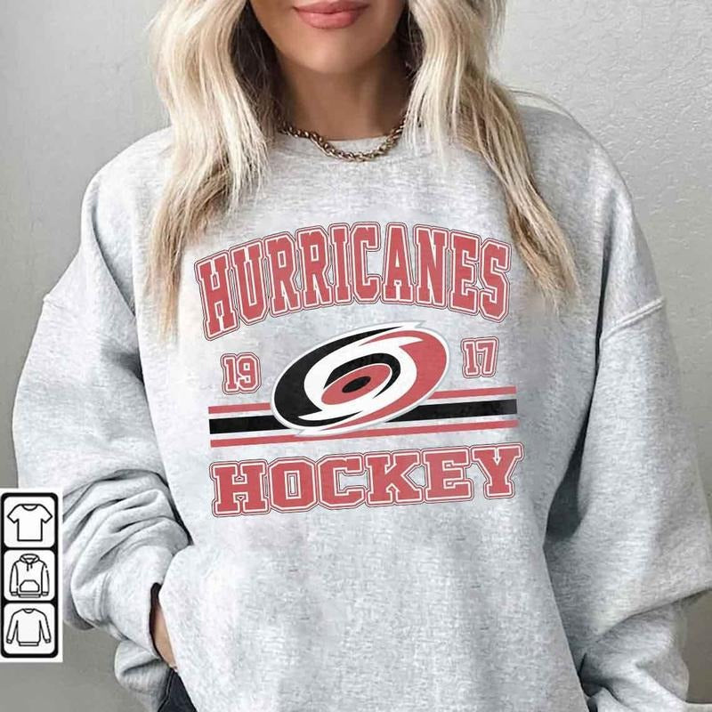 Vintage Carolina Hurricanes Sweatshirt, Hurricanes Sweatshirt, Carolina Hockey Sweatshirt T-Shirts, Hoodie | WearSparks.com
