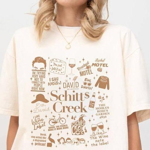 Vintage Doodle Art Homage Schitt's Creek Shirt Schitt's Creek Televison Sitcom Shirt Hoodie, Sweatshirt | WearSparks.com
