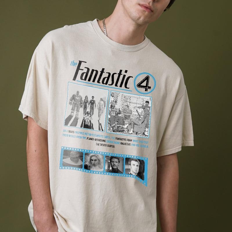 Vintage Fantastic Four Shirt, Fantastic Four First Steps Sweatshirt, Mar Superhero, Reed Richards Tee, Johnny Storm Hoodie