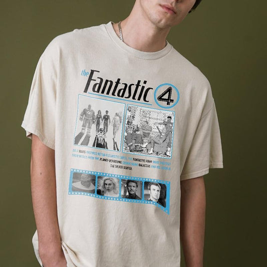 Vintage Fantastic Four Shirt, Fantastic Four First Steps Sweatshirt, Mar Superhero, Reed Richards Tee, Johnny Storm Hoodie