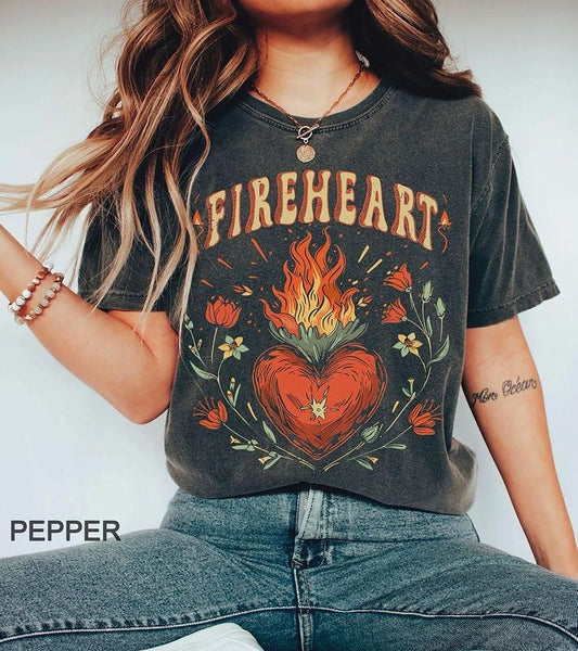 Vintage Fire Heart Shirt, To Whatever End T-shirt, SJM Quotes Sweatshirt, Throne of Glass Shirt, SJM Merch, You Do Not...