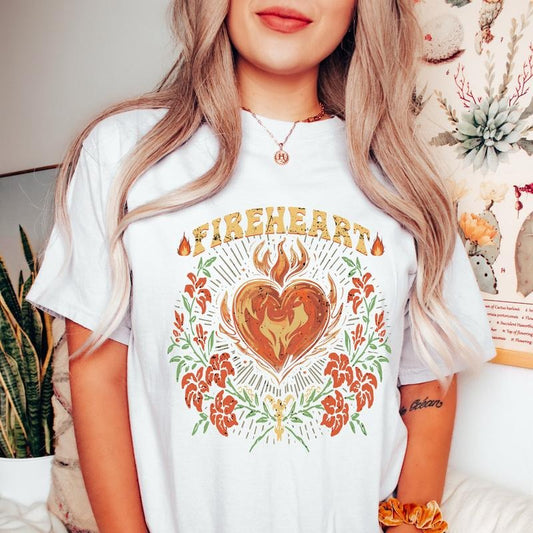 Vintage Fire-heart Shirt, Throne of Glass t-shirt, To Whatever End Shirt, SJM Quotes Tee, Comfort Colors SJM Tee, You do...