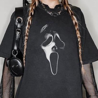 Vintage Ghost Face Shirt | Scream Movie Shirt | Horror Halloween Shirt | Halloween Scary Movie Shirt | Halloween...