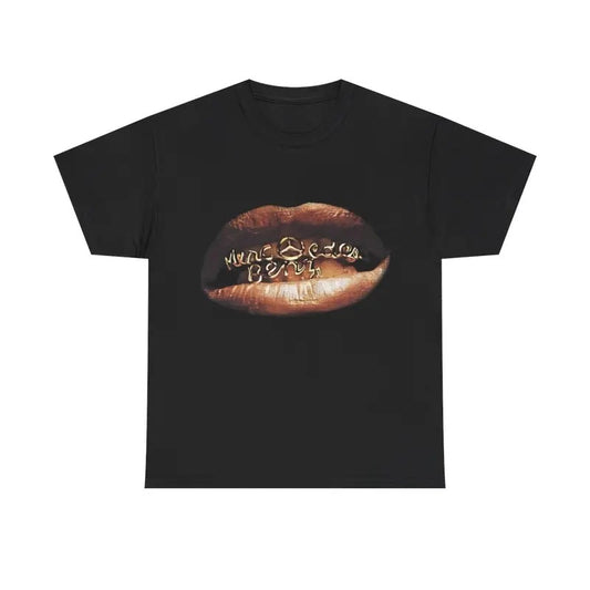 Vintage Grill With Gold Accent Y2k 90s Hip-Hop Vibes Heavy Cotton Graphic T-Shirt Tshirt Shirt HipHop Rap Tee Casual...