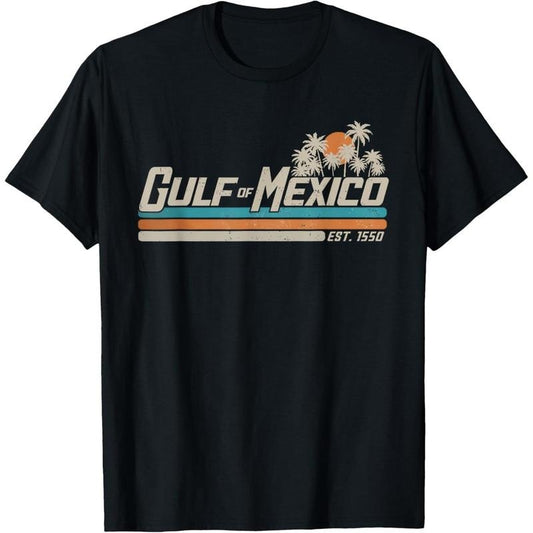 Vintage Gulf of Mexico Since 1550 Retro Vintage Beach T-Shirt made in usa Hoodie, Sweatshirt | WearSparks.com