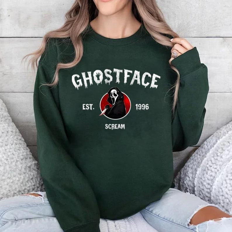 Vintage Halloween Characters Sweatshirt, Halloween Crewneck, Halloween Movie Fan Gift, Characters Movie Sweatshirt,...