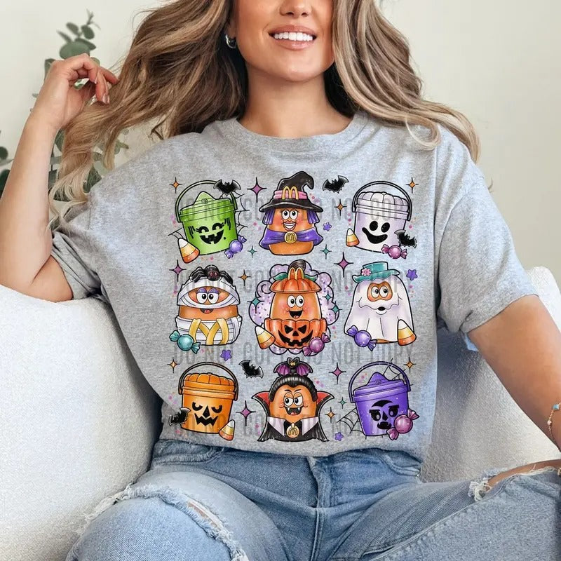 Vintage Halloween Shirt - Halloween Nuggets Shirt - Kids Halloween Shirt - Nostalgic Halloween Shirt - Tops and Tees