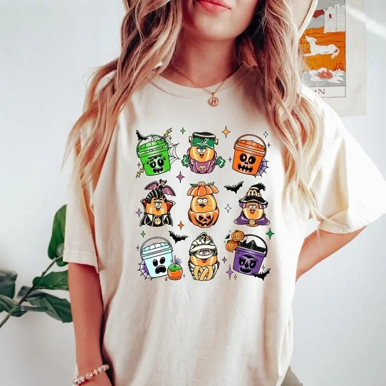Vintage Halloween Shirt - Halloween Nuggets Shirt - Kids Halloween Shirt - Nostalgic Halloween Shirt - Tops and Tees