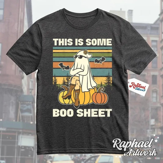 Vintage Halloween Tshirt, This Is Some Boo Sheet Shirt, Unisex 90s Graphic Tee, Fall Clothing Gift, Trick or Treat...